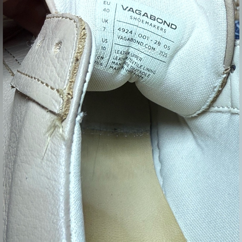 Vagabond Shoemakers Judy Platform Trainers Sneakers Nougat,Size US 10 - Picture 8 of 10